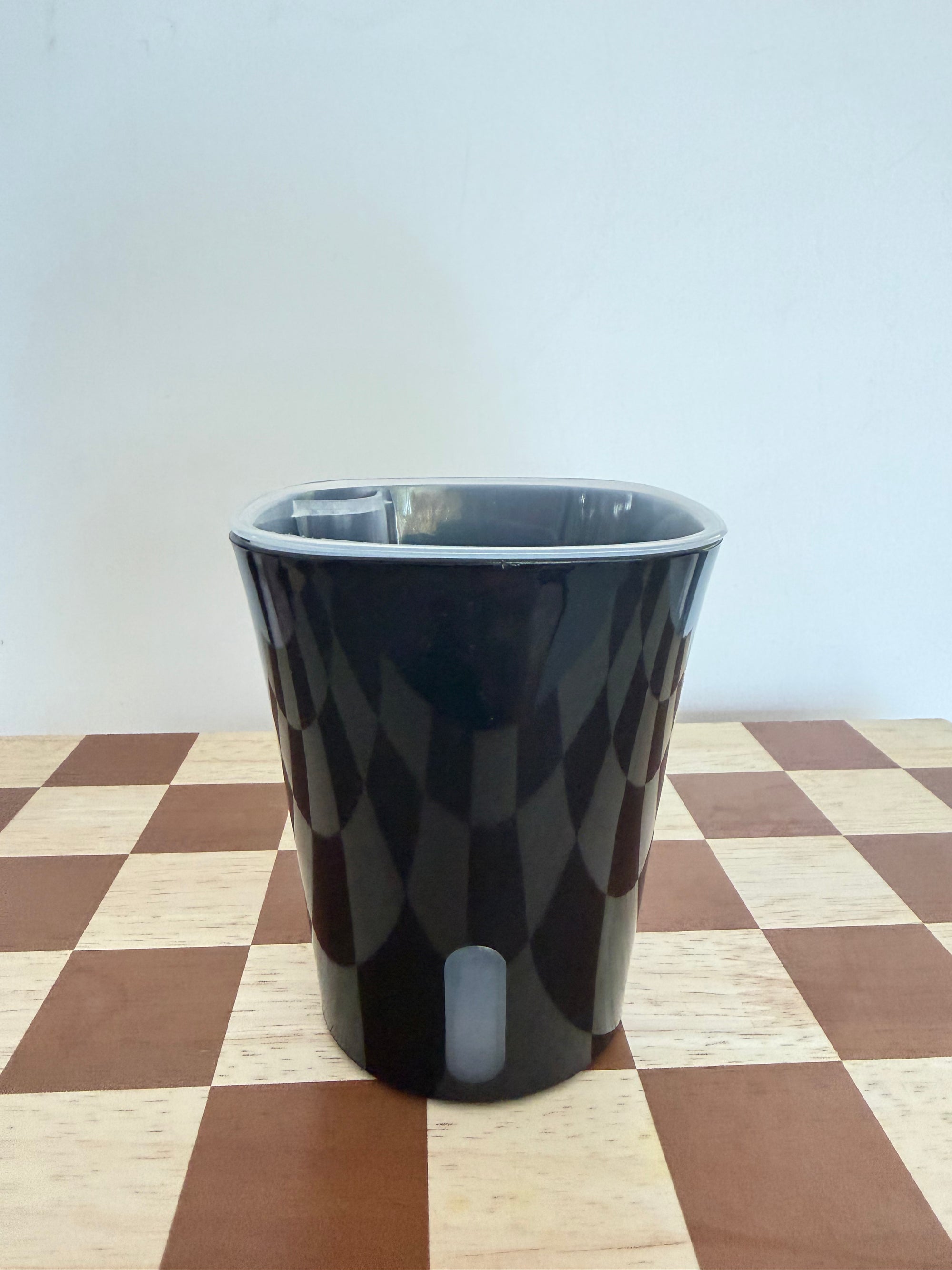 Black Self Watering Pot- 9.5cm
